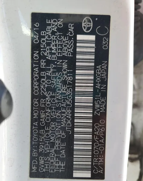 JTDKARFU5G3517811